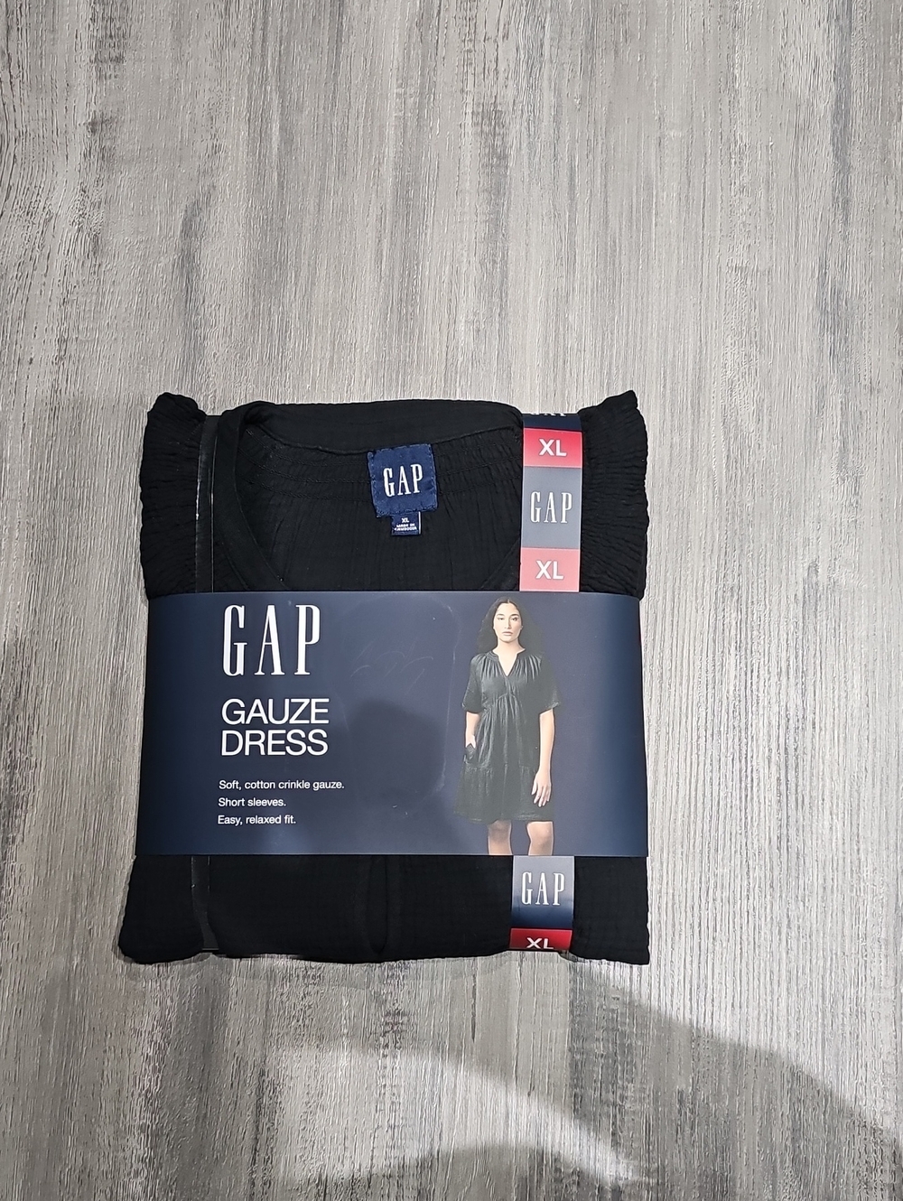GAP Black Gauze Dress